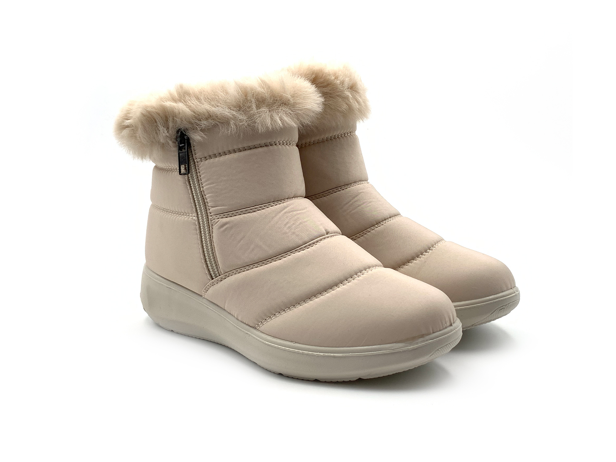 mysoft Womens Snow Boots Warm Faux Fur Lined Mid-Calf Winter Boots 
