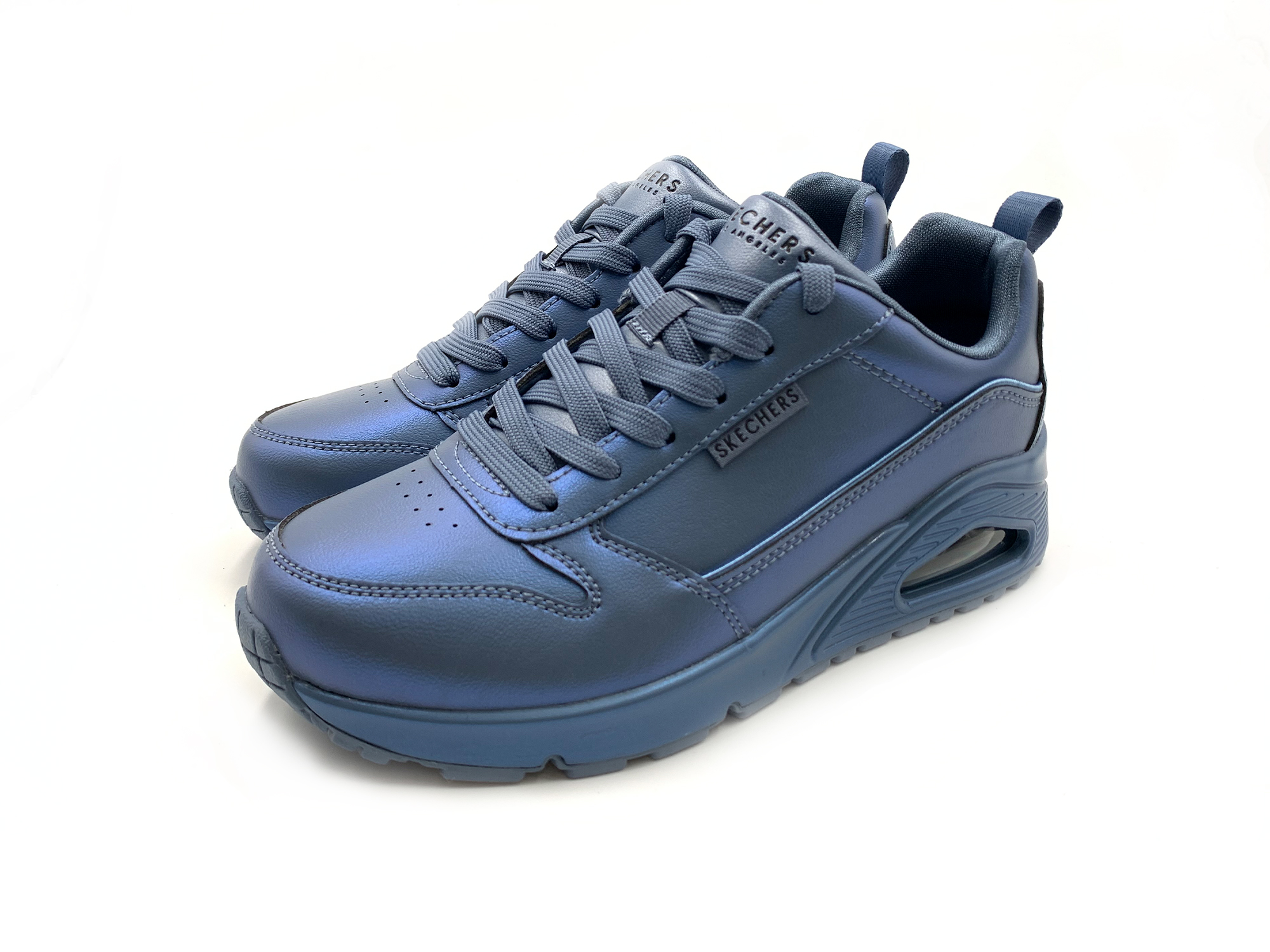 Skechers 177104 SLT Sneakers Uno Galactic Gal Metalizada Azul Mujer Valero s